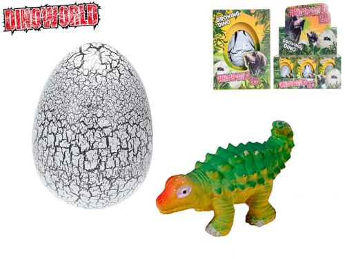 Dinoworld dinoszaurusz tojásból kikelő növekvő dobozban 12 db a DBX-ben