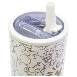 Termo hrnček Mickey Mouse so slamkou a uchom 920 ml (1)