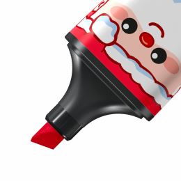 Zvýrazňovač STABILO BOSS MINI Frosty Friends - karmínová (2)
