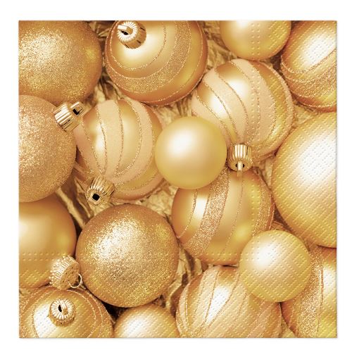 Szalvéta TaT 33x33cm Christmas celebrations
baubles