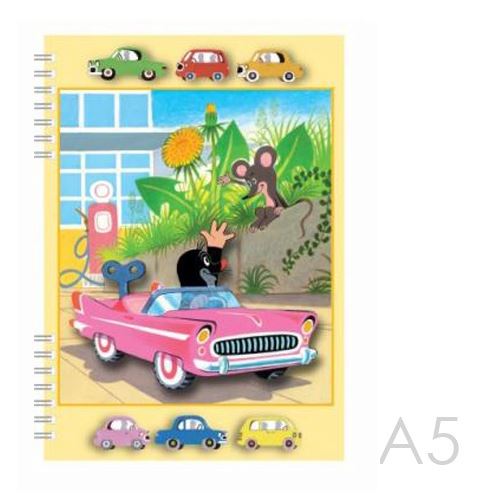 Jegyzetfüzet A5 Akim 3D alkalmazással - Kisvakond