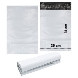 Műanyag postai boríték (60 µm) 25x31 cm, csomagolás 100 db