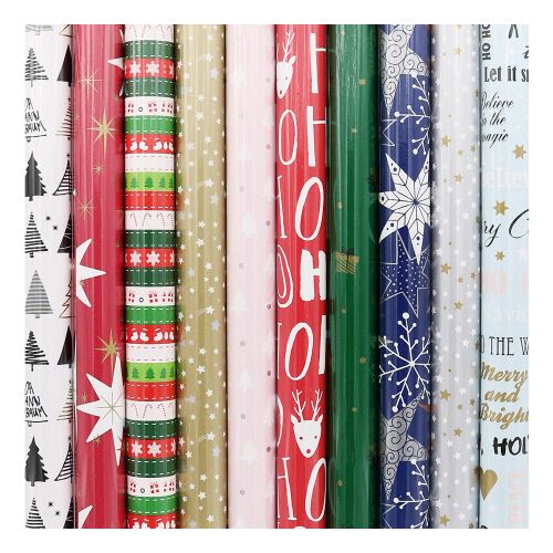 Karácsonyi csomagolópapír (2 m) 200 x 70 cm, tekercsben Presenta Christmas
