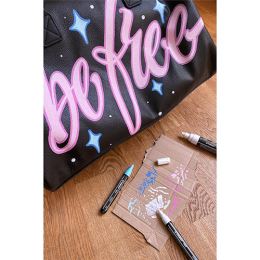 Akril filctoll STABILO FREE Acrylic T300  Kerek hegyű 2-3 mm - Urban, 5 darabos szett (5)