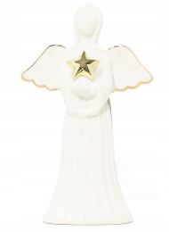 Álló angyal figura 14 cm (4 féle minta mix / 1 db ára)