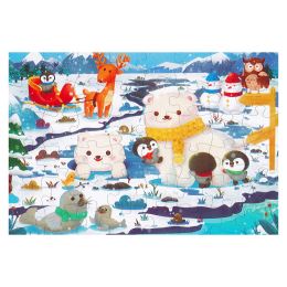Gyermek kirakós 50 x 34 cm (48 darab) - Snow Wonders (2)