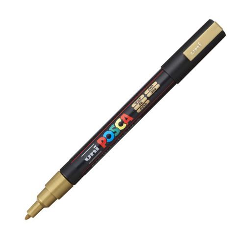 Dísz marker 0,9-1,3 mm, UNI Posca, arany