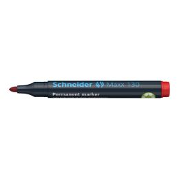 SCHNEIDER állandó jelölő "Maxx 130, 1-3 mm, kúpos hegy, piros