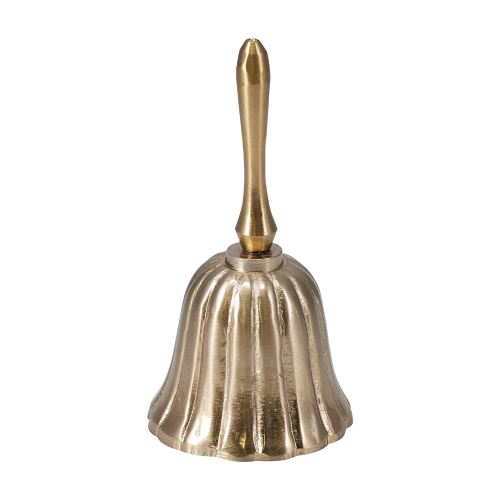 Aranyszínű karácsonyi csengő, 12 cm
