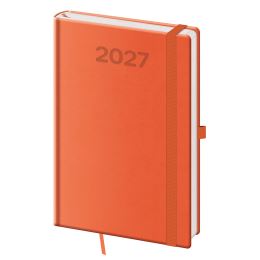 2027-es heti naptár, A5-es méret, Print Pop – narancssárga