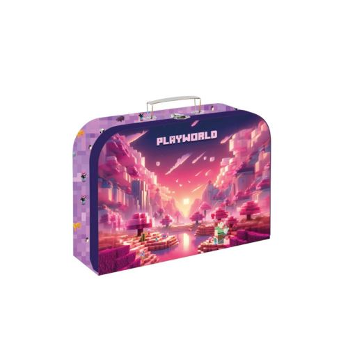 Gyermek laminált aktatáska 34 cm - Playworld Girl