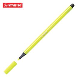STABILO Pen 68 rostos filctoll, neon sárga (2)