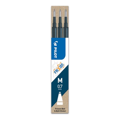 Tollbetét Radír ozható PILOT Frixion 0,7 mm/3 db - modro-piros