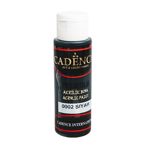 Akrylová farba CADENCE Premium, čierna, 70 ml