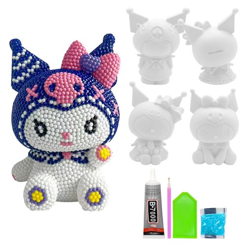 Vinyl doboz 15 cm "Dekoráld magad" - Kuromi