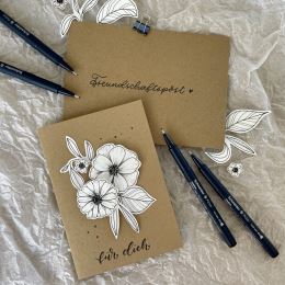 Fineliner Schneider Pictus 0.1 - kék újratöltő (7)