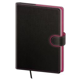 2027-es napi naptár, A5-es, Flip – antracit/magenta (1)