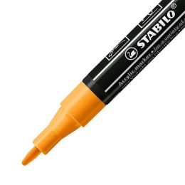Akril filctoll STABILO FREE Acrylic T100 Kerek hegyű 1-2 mm - narancssárga (1)