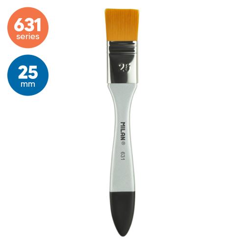 Ecset MILAN széles 25-ös számú - 631 Prémium szintetikus ecset