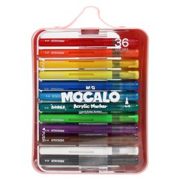 M&G MOCALO akril filctoll, ecsethegy - 36 színből álló készlet (2)