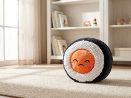 Plush Friends Kawaii Sushi plyšové 60cm losos 0m+ (1)