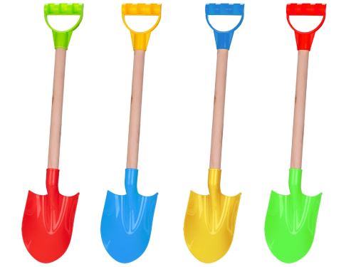 Lapát 57cm fa nyéllel 4 színben 18m+