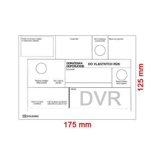 Borítékok B6 125 x 175 mm a saját kezükben / 25 db (29474)