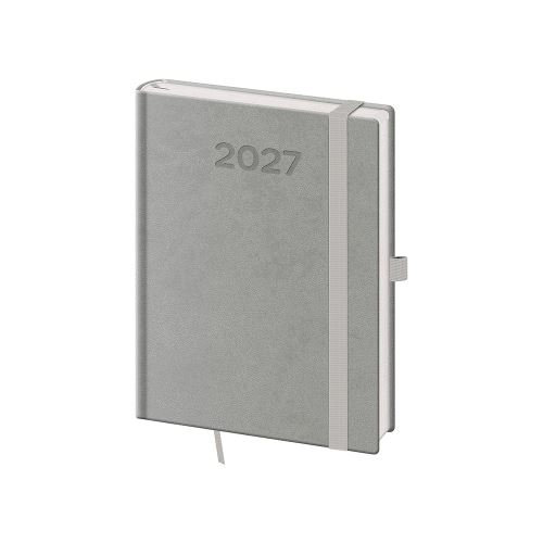 2027-es heti naptár, B6-os méret, Print Pop – szürke