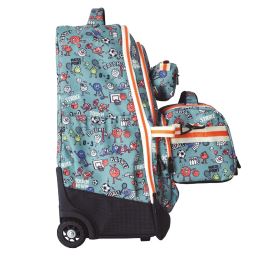 Cestovný kufor na kolieskach 60L (3-dielny set) MILAN séria Sports (3)