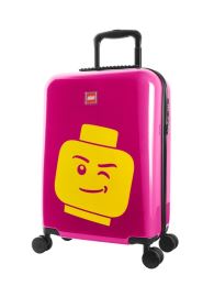 LEGO gyerek utazótáska ColourBox Minifigure Head 20" - Berry (1)