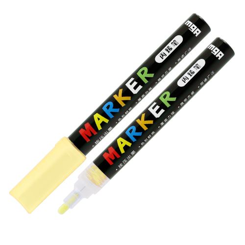 M&G Acrylic Marker 2 mm toll, akril festékkel, nápolyi sárga S401