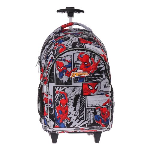 Školský batoh na kolieskach - Spider Man COMIC