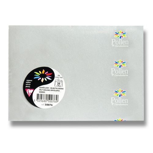 CF - C6 boríték ezüst matrica. 120 g. (20P)