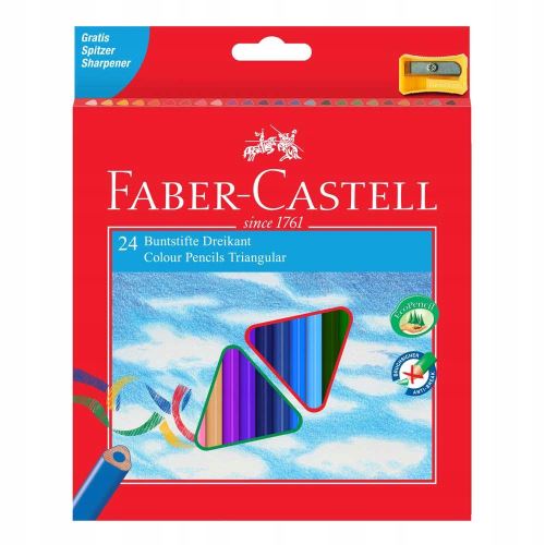 Faber-Castell színes ceruza  készlet 24 db  hegyezővel
