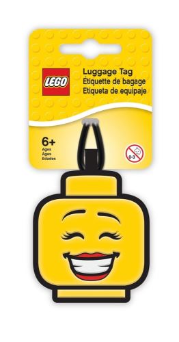 LEGO Iconic bőröndcímke - lány fej