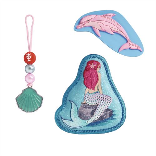 MAGIC MAGS Mermaid kép kiegészítő készlet, GRADE, SPACE, CLOUD, 2 az 1-ben KID táskákhoz