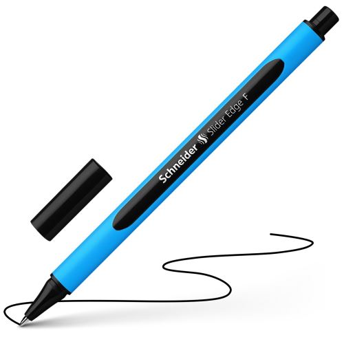 Pero guľôčkové Schneider Slider Edge F - čierna náplň