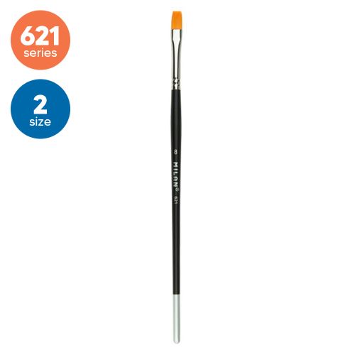 Lapos ecset Milan 2 - 621 prémium szintetika