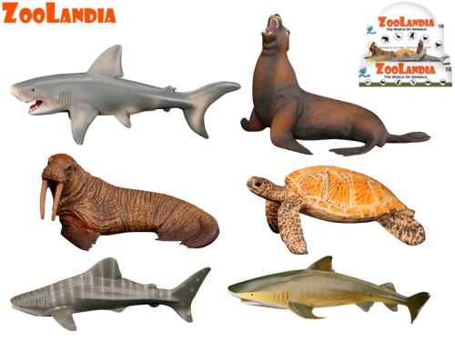 Zoolandia tengeri állatkák 9-15 cm 6 féle  zacskóban 24 darab DBX-ben