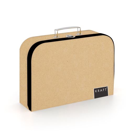 Lamino bőrönd 34 cm Kraft nature