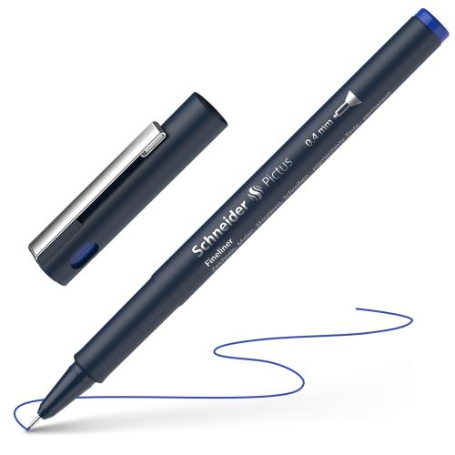 Fineliner Schneider Pictus 0.4 - modrá náplň