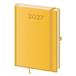 Diár 2027 denný A5 Print Pop - žltá