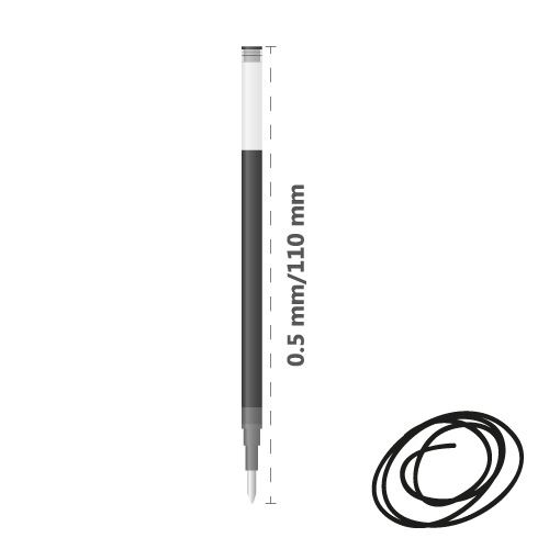 Tollbetét zselés PILOT G-2/B2P 0,5 mm - piros