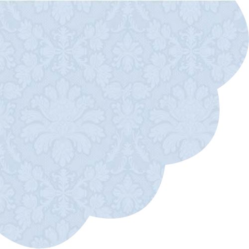 Obrúsky PAW R 32 cm Inspiration Perforated Light Blue 