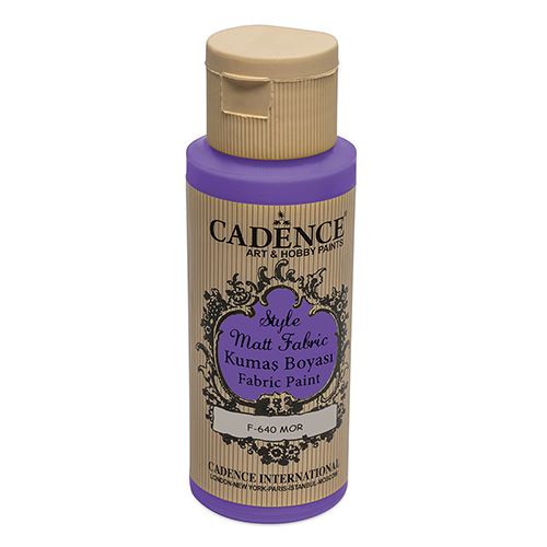 Textilfesték Cadence, Matt, lila, 59 ml