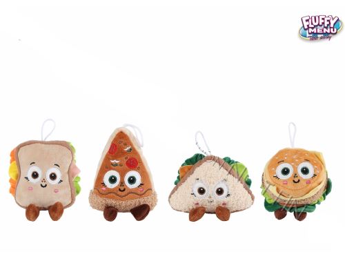 Bolyhos Menu étel plüss 10-13cm ülő 4részes 0m+ 12db DBX-ben 12db
