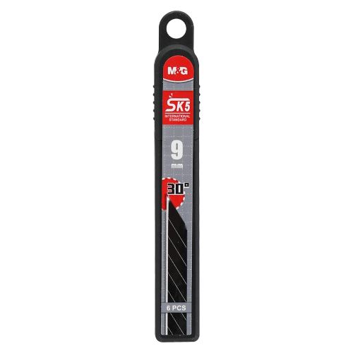 Csere pengék 9 mm /30° M&G fekete (6 db)