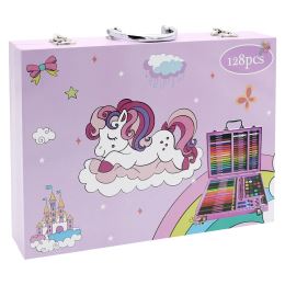 Művészeti készlet tokban 128 db - Unicorn (1)