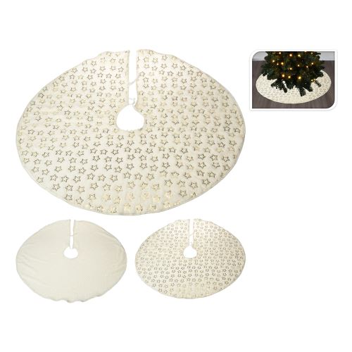 Szoknya a karácsonyfa alá - átmérő 90 cm, mix /1db