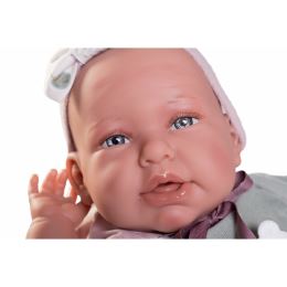 Babák - újszülött Daniela plüss egérrel, 52 cm (2)